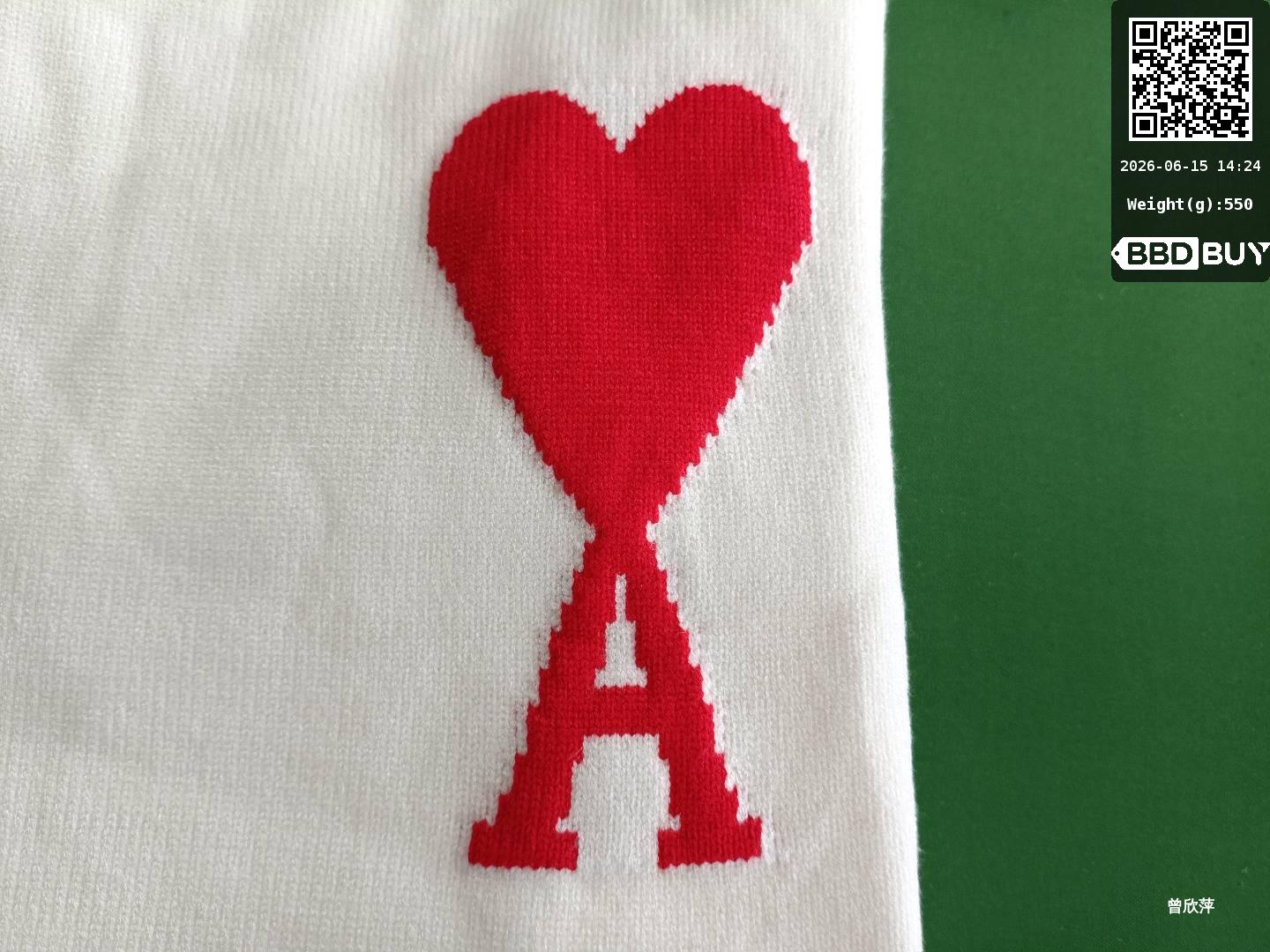 ami Heart Logo Sweater QC