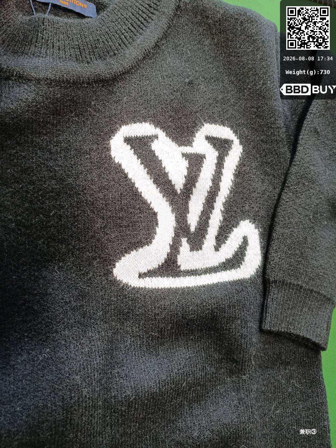 Correct Version L Dior-Style Knitted Sweater, Fashionable and Exquisite Craftsmanship, Round Neck. 26 Autumn/Winter 650K Heavy-Duty Production QC-foto från 1688 på Qualit.ly QC